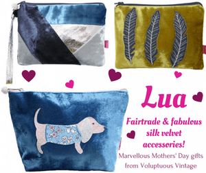 Lua – luxurious silk velvet, with a heart!