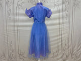 1940s Confetti Mesh Evening Dress Vintage Occasion Wear Authentic Vintage 