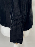 1940s Luxe Silk Velvet Jacket Vintage Coat Authentic Vintage 