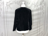 1940s Luxe Silk Velvet Jacket Vintage Coat Authentic Vintage 