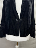 1940s Luxe Silk Velvet Jacket Vintage Coat Authentic Vintage 