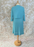 1950s Herbert Levy Boucle Knit Wiggle Dress & Matching Jacket Vintage Set Authentic Vintage 