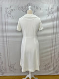 1960s Jackie O Classic White Dress Vintage Bridal Dress Authentic Vintage 