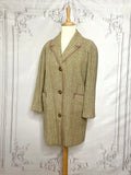 1960s Weatherall Rix Houndstooth Coat Vintage Coat Authentic Vintage 