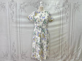 1963 Cay Artely Bamboo Print Dress Vintage Day Dress Authentic Vintage 