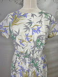 1963 Cay Artely Bamboo Print Dress Vintage Day Dress Authentic Vintage 