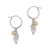 **Acorn & Oak Leaf Hoop Earrings Earrings Bill Skinner One Size 