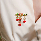 **Apple & Mouse Blossom Brooch Brooch Bill Skinner 