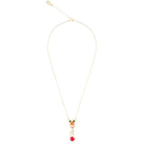 **Apple & Mouse Blossom Pendant Necklace Bill Skinner 