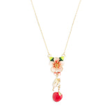**Apple & Mouse Blossom Pendant Necklace Bill Skinner Gold One Size 