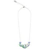 Bluebell And Hare Enamel Statement Necklace