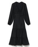 Carrie Jacquard Midi Wrap Dress Dress Another Sunday 