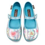 Chocolaticas Sweet Heart Mary Jane Flat Shoes Shoes Hot Chocolate Design 