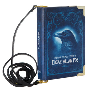Edgar Allan Poe Book Bag Bag Well Read Company Blue One Size 
