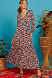 Faye Deneb Maxi Dress Dress Onjenu Orange Audrey 