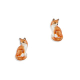 **Fox Stud Earrings Earrings Bill Skinner Brown One Size 