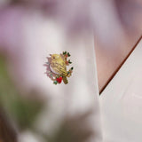 **Goldcrest Dawn Chorus Brooch Brooch Bill Skinner 
