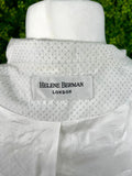 Helene Berman 60s Style Lurex Dot White Dress & Jacket Set RR Set Retro Revibe 