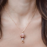 **Hot Air Balloon Pendant Necklace Bill Skinner 