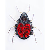 Lovely Red Beetle Brooch Brooch Desja Vu Red 