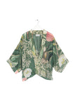 Luxury Elderflower Kew Kimono Jacket Jacket One Hundred Stars Green 