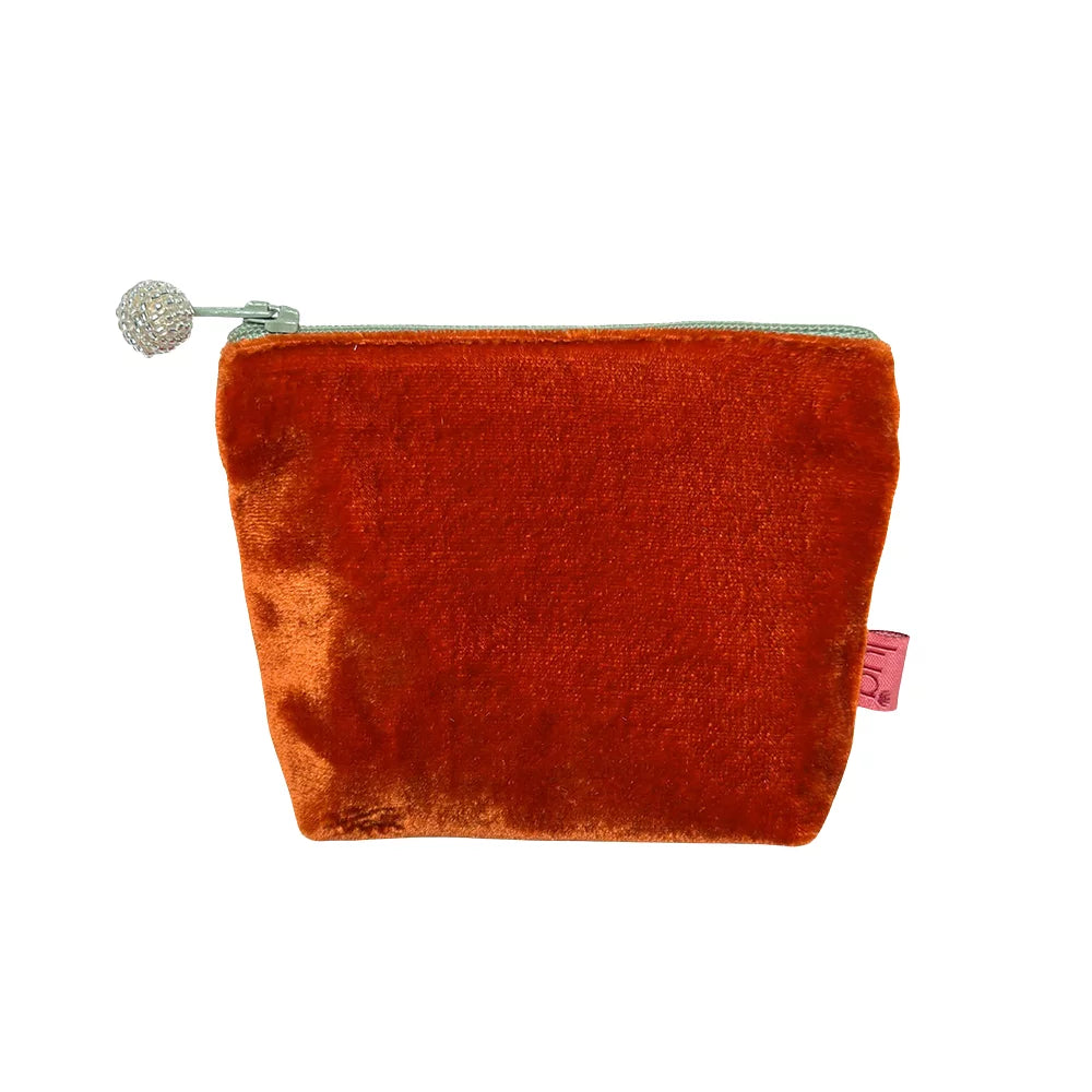 Velvet coin deals purse