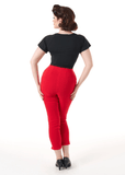Pink Lady Capri Pants Trousers Pretty Retro 