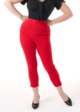 Pink Lady Capri Pants Trousers Pretty Retro 