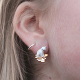 Polar Bear Stud Earrings Earrings Bill Skinner 