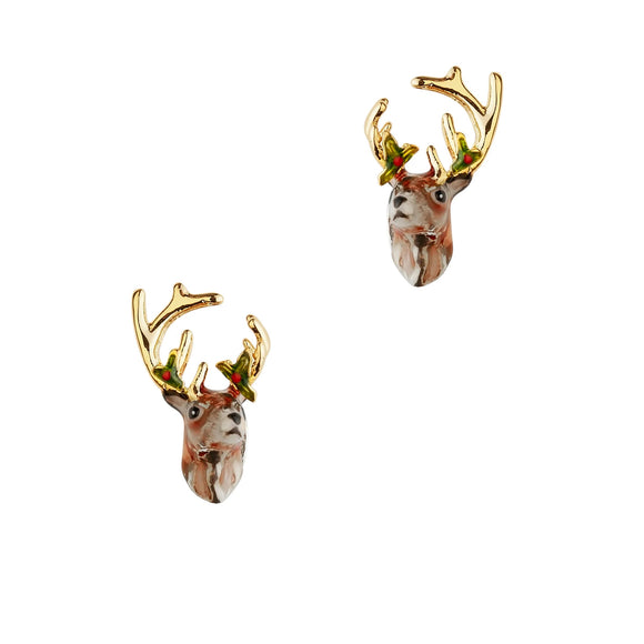 Reindeer Stud Earrings Earrings Bill Skinner 