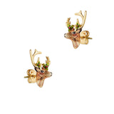 Reindeer Stud Earrings Earrings Bill Skinner Gold 