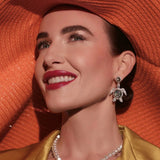 Sparkling Turtle Drop Earrings Earrings Bill Skinner 