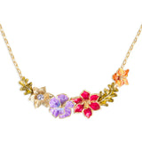**Statement Floral Necklace Necklace Bill Skinner 