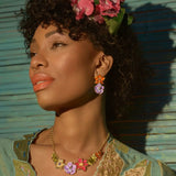 **Statement Floral Necklace Necklace Bill Skinner 