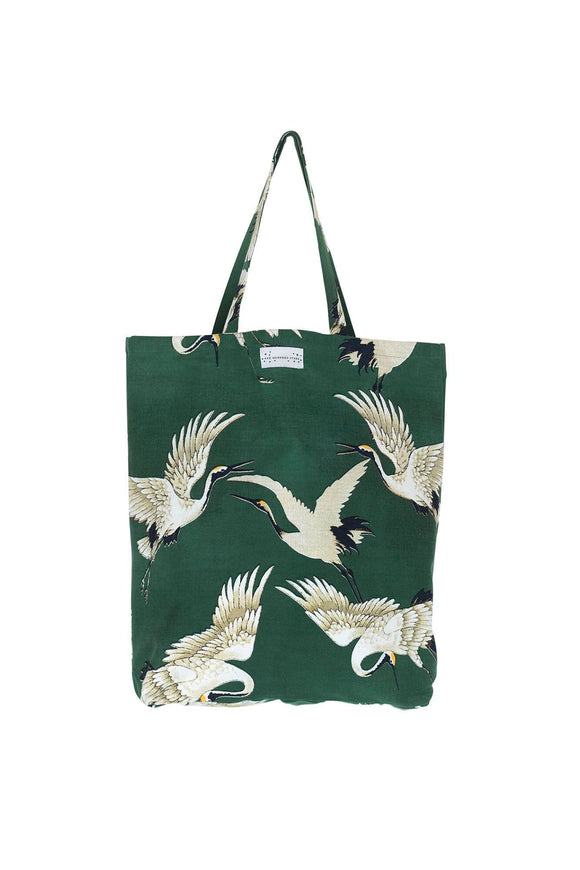 Stork Canvas Bag Bag One Hundred Stars Green 