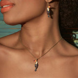**Toucan Drop Earrings Earrings Bill Skinner 