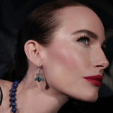 **Vintage Moth Drop Earrings Earrings Bill Skinner 