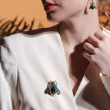**Vintage Moth Drop Earrings Earrings Bill Skinner 