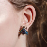 **Vintage Moth Stud Earrings Earrings Bill Skinner 