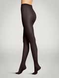 Wolford Satin Opaque Tights Pantyhose RR Hosiery Retro Revibe Coca Large 
