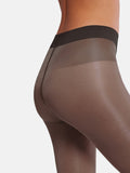Wolford Satin Touch 20 Tights Pantyhose RR Hosiery Retro Revibe Nearly Black Large 