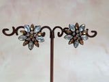 Y2K Daisy Flower Clip Earrings RR Earrings Retro Revibe 