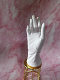 **1950s Classic White Morley Wrist Gloves Vintage Gloves Authentic Vintage 