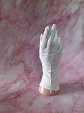 **1950s Classic White Morley Wrist Gloves Vintage Gloves Authentic Vintage White One Size 