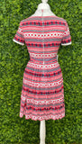 1960s Daisy Print Mod Pleated Scooter Dress Vintage Mod Dress Authentic Vintage 