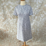 1960s Fleckle Shift Dress Vintage Mod Dress Authentic Vintage Grace Blue 