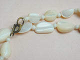1960s Polished Shell Long Necklace Vintage Necklace Authentic Vintage 