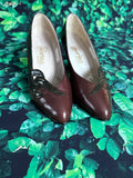 **1960s Sorina Elda Leather Court Shoes Vintage Shoes Authentic Vintage 