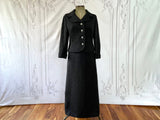 1960s Textured Harella Formal Evening Skirt Suit Vintage Set Authentic Vintage 