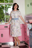 **1963 Cay Artely Bamboo Print Dress Vintage Dress Authentic Vintage 